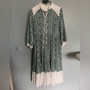 Dainty Jewells Floral Green Dress